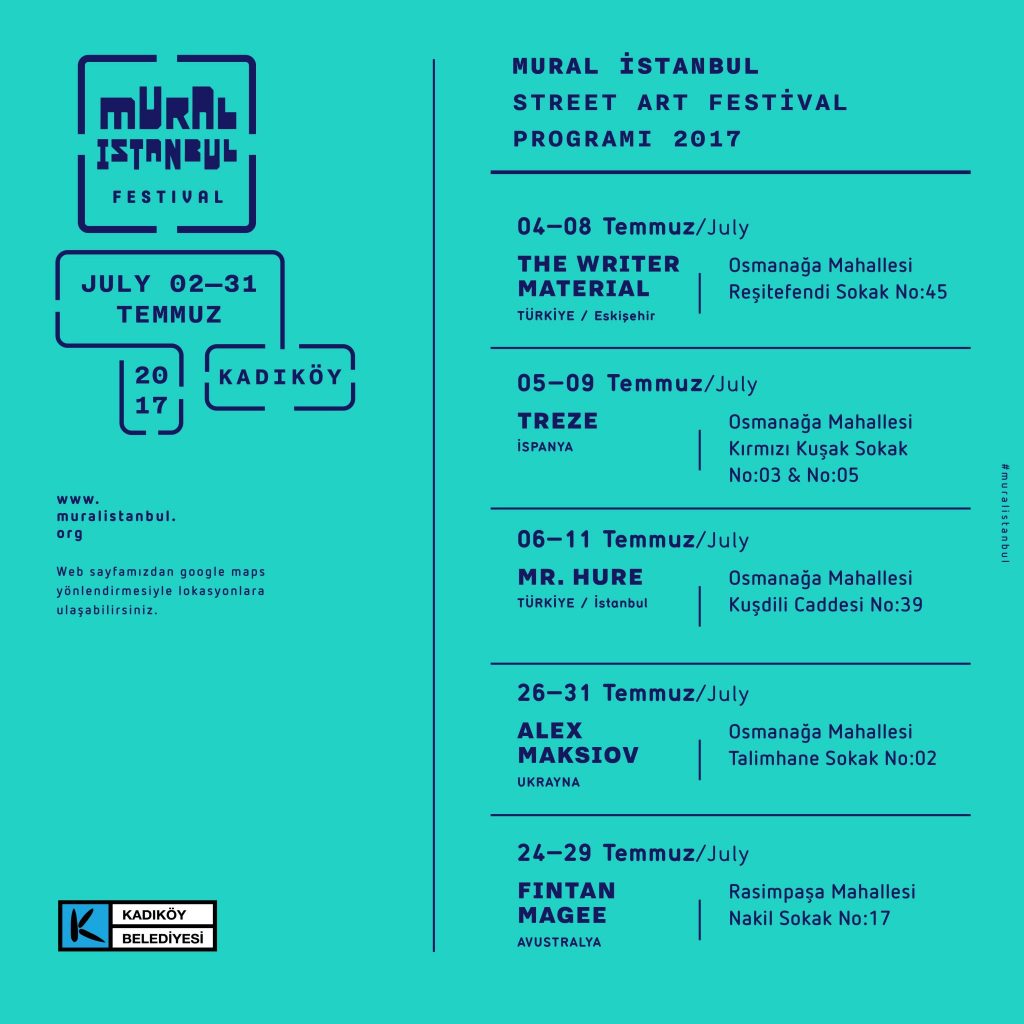 Mural İstanbul Festivali Programı