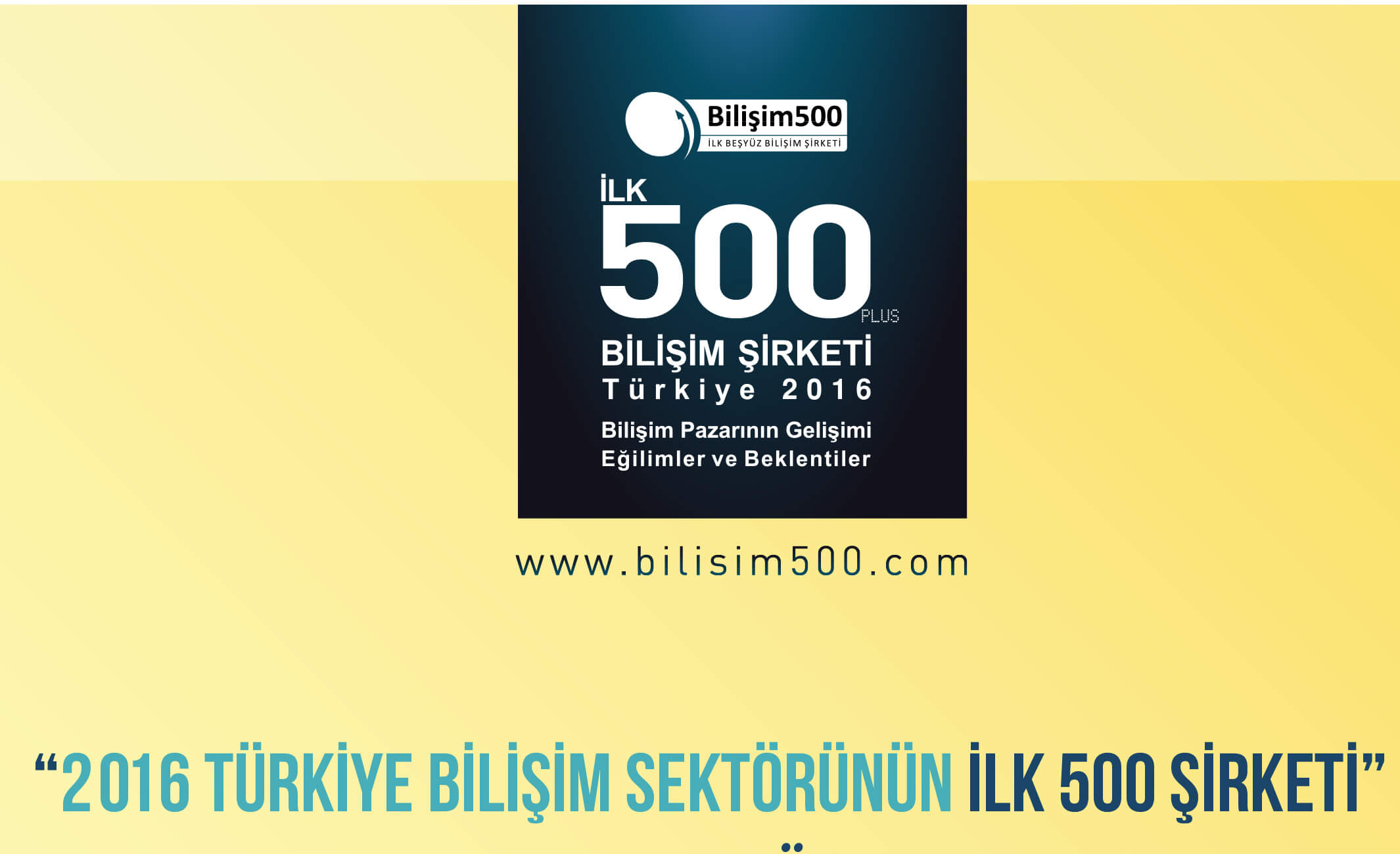 Bilişim 500 Ödülleri’nin Sahipleri için geri sayım başladı bilişim 500 ödülleri