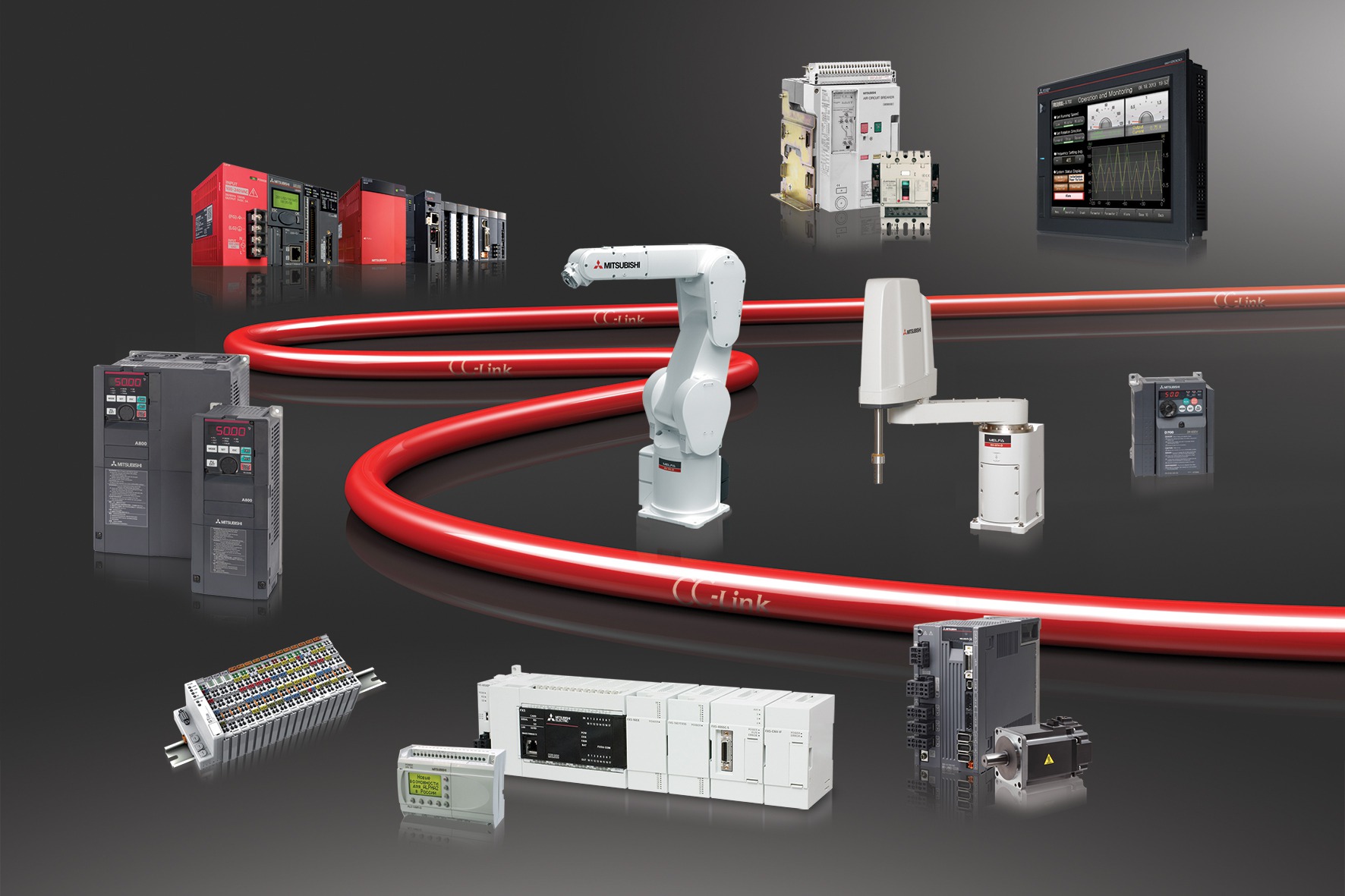 Otomotivde verimli üretim için yüksek hızlı kontrol ve haberleşme CC-Link