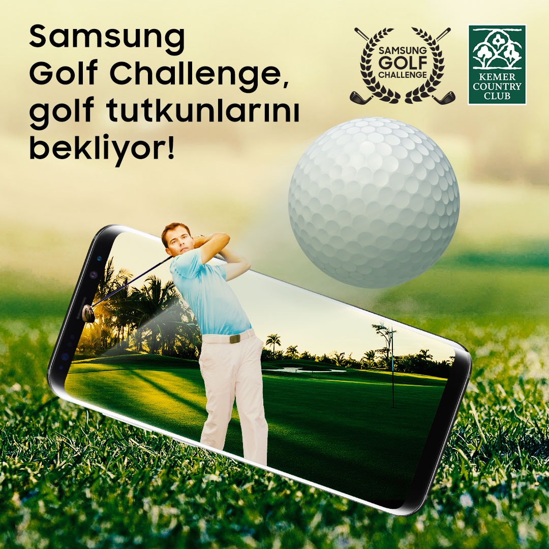 SAMSUNG GOLF CHALLANGE GOLF TUTKUNLARINI BEKLİYOR Samsung Golf Challange