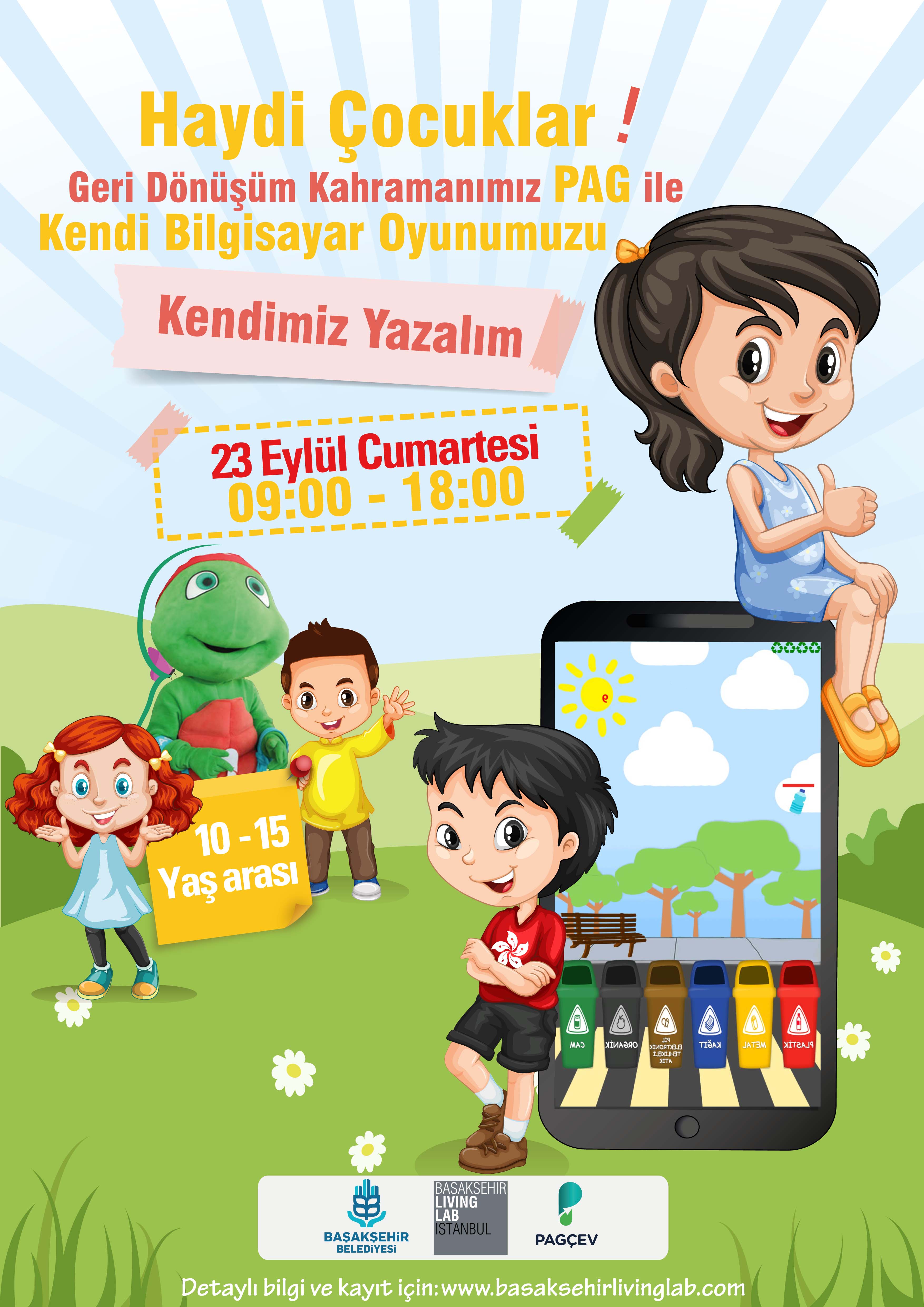 Çocuklar Geri Dönüşümü Bilgisayar Oyunu ile Öğrenecek Geri Dönüşüm Temalı Bilgisayar Oyunu Tasarımı Etkinliği