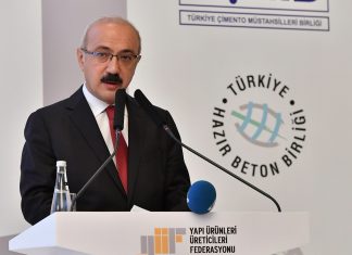 YAPI ÜRÜNLERİ ÜRETİCİLERİ KALKINMA BAKANI LÜTFİ ELVAN İLE BİR ARAYA GELDİ KALKINMA BAKANI LÜTFİ ELVAN