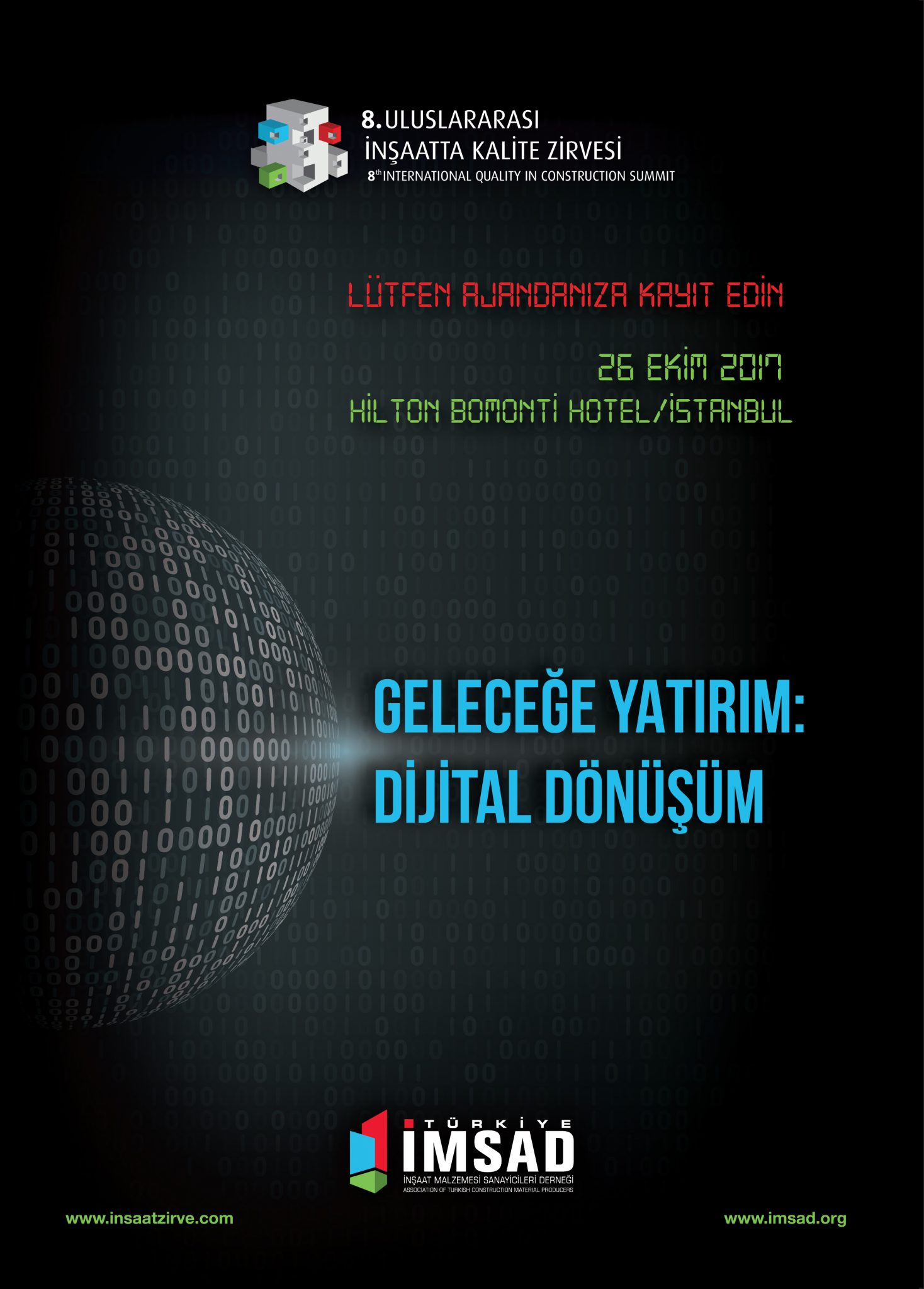 8. Uluslararası İnşaatta Kalite Zirvesi tüm sektörü buluşturuyor 8. Uluslararası İnşaatta Kalite Zirvesi