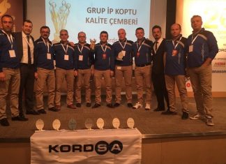 20. Kalite Çemberleri Konferansı’nda Kordsa’nın iki ekibine büyük ödül Kordsa_KaliteCemberi_Kaizen_Odul