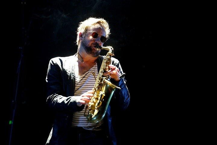 Max the sax Harvest Festival