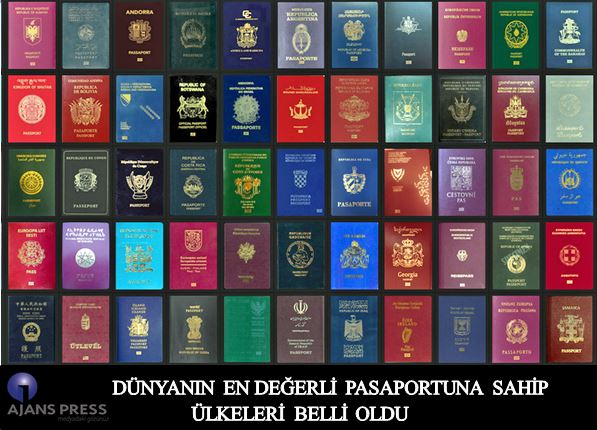 Dünyanın En Değerli Pasaportlarına Sahip Ülkeleri Belli Oldu