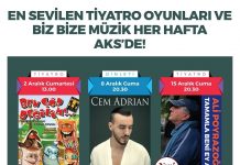 Ali Poyrazoğlu ve Cem Adrian Akasya Kültür Sanat’da… AKS