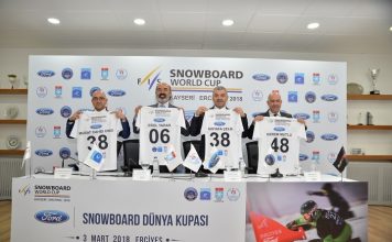 “FIS SNOWBOARD DÜNYA KUPASI “TÜRKİYE’DE 3. KEZ ERCİYES’TE, FORD İSİM SPONSORLUĞUNDA GERÇEKLEŞİYOR! Dr. Murat Cahid Cıngı___Türkiye Kayak Federasyon Başkanı Erol Yarar___Kayseri Büyükşehir Belediye Başkanı Mustafa Çelik___Playmaker Sports & Entertainment Ajans Başkanı Kerem Mutlu